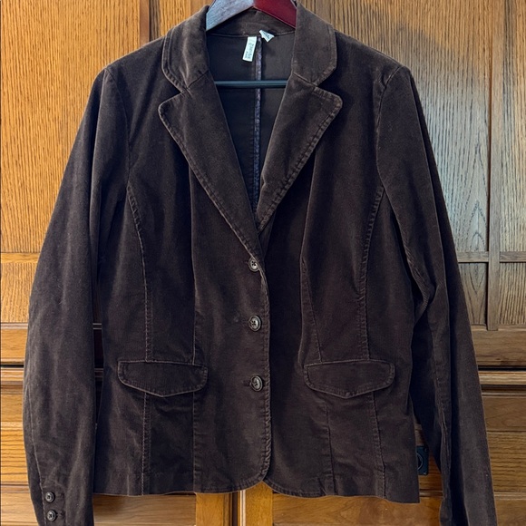 St. John's Bay Jackets & Blazers - St. John's Bay Corduroy Blazer Jacket Notched Lapel Tailored Classic Academia